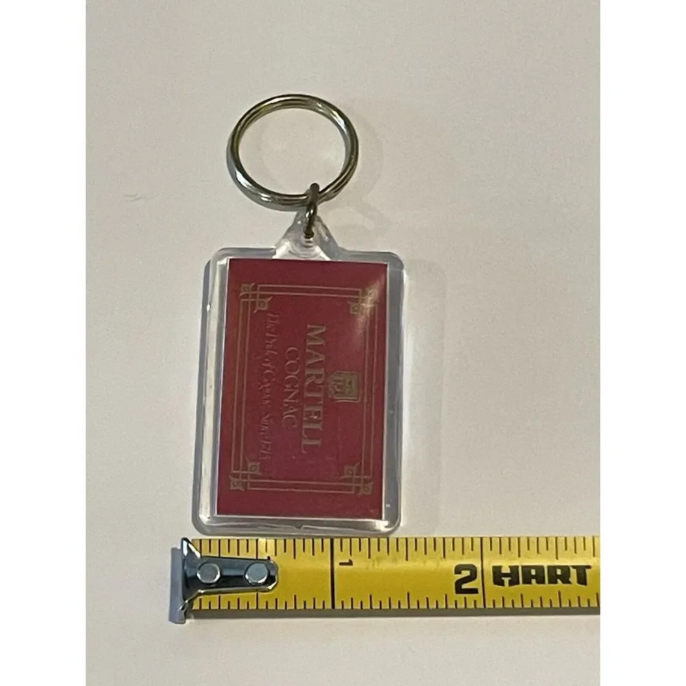 VINTAGE MARTELL‎ COGNAC SINCE 1715 KEYRING*RARE* Key Fob